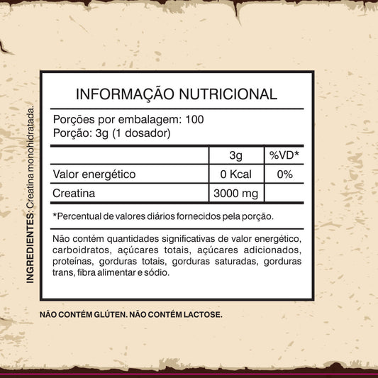 Creatina Monohidratada – 300g