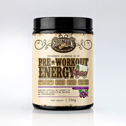 Pré-Treino Sabor Uva – Modo Bruto e Energia Firme 250g