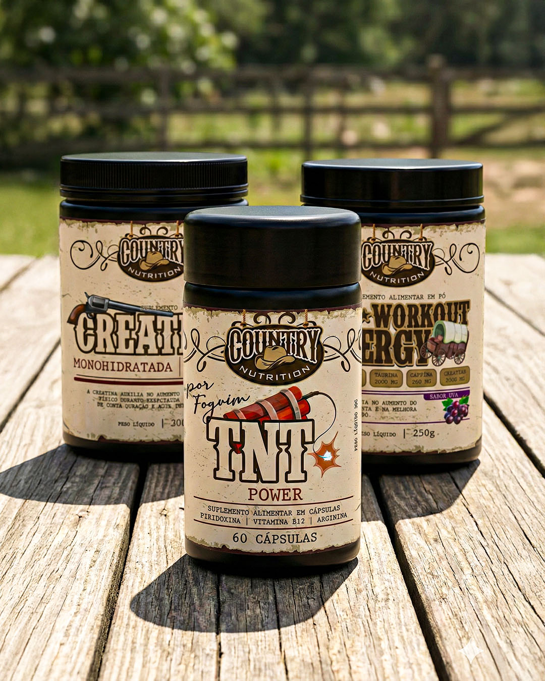 TNT + Pré Treino + Creatina